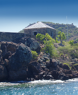 Historical Old Fort in Antigua